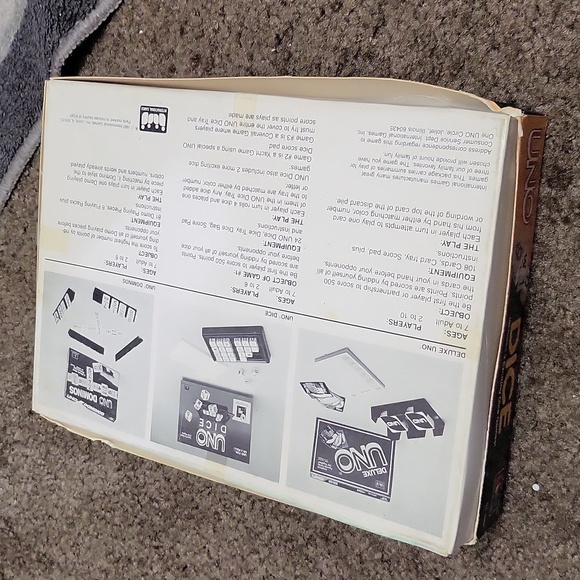 Vintage UNO Dice Game Croner International Games Dice - Picture 12 of 14